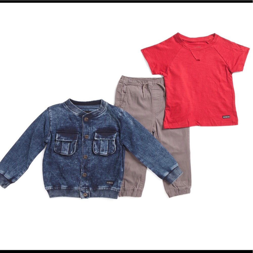Hudson jacket, tee and joggers